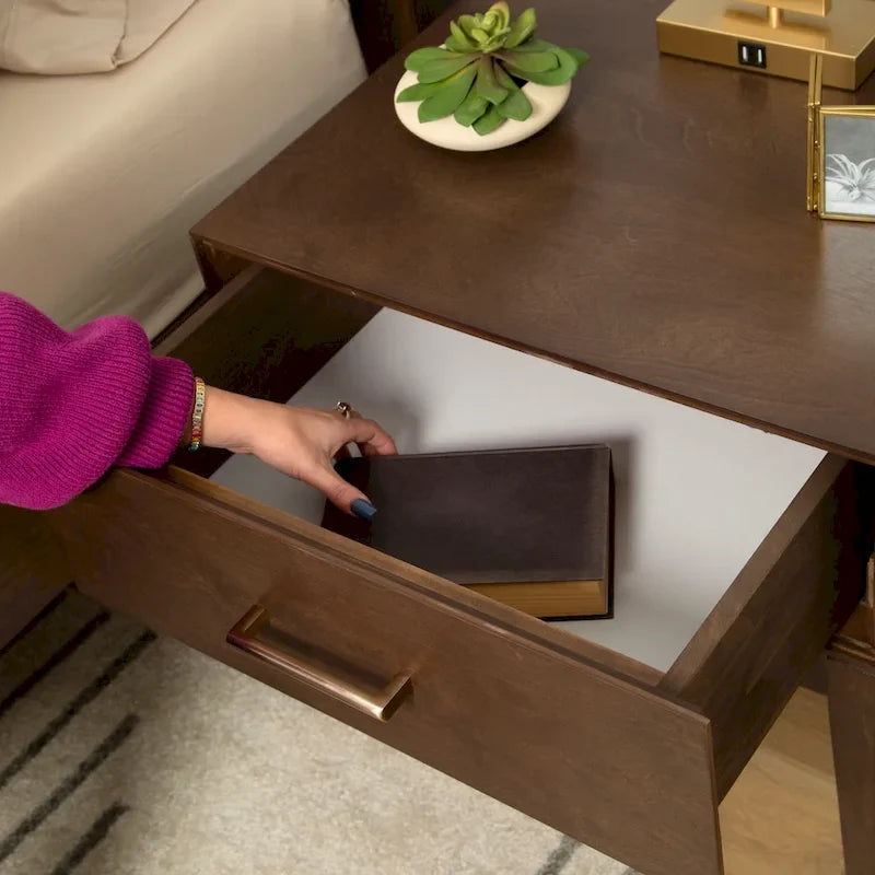 Plank and Beam 3 Piece King-Size Bedroom Set with 2 Nightstands