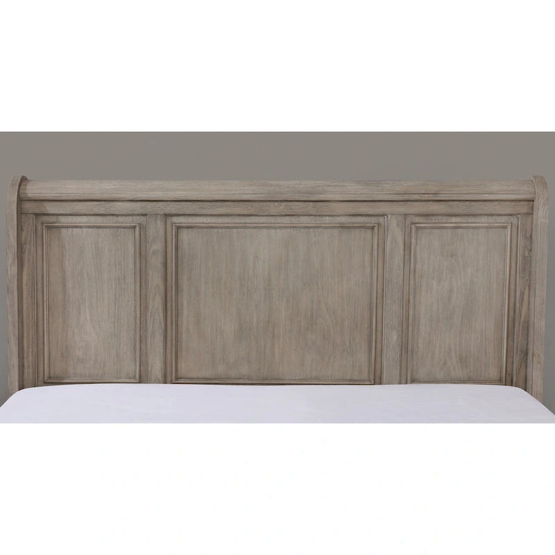Nahkohe Transitional Grey Wood 2-Piece Storage Sleigh Bed and Dresser Set by Furniture of America