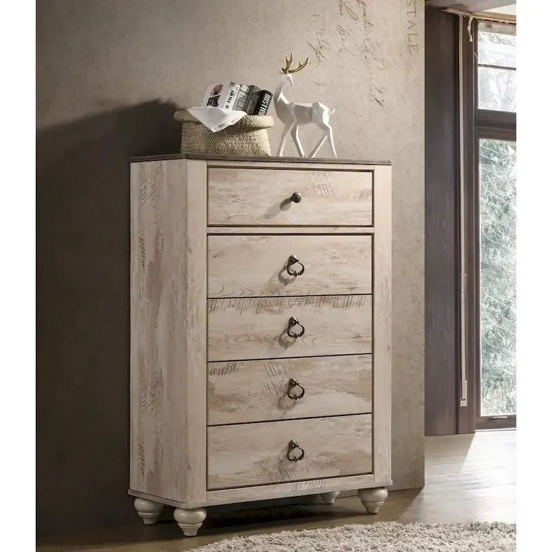 Roundhill Furniture Imerland Contemporary 6-Piece Queen Bedroom Set
