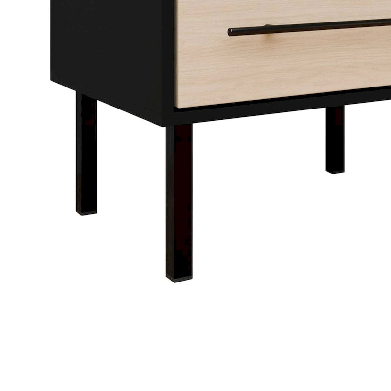 CraftPorch Mid-Century 3-pieces Wooden Bedroom Set