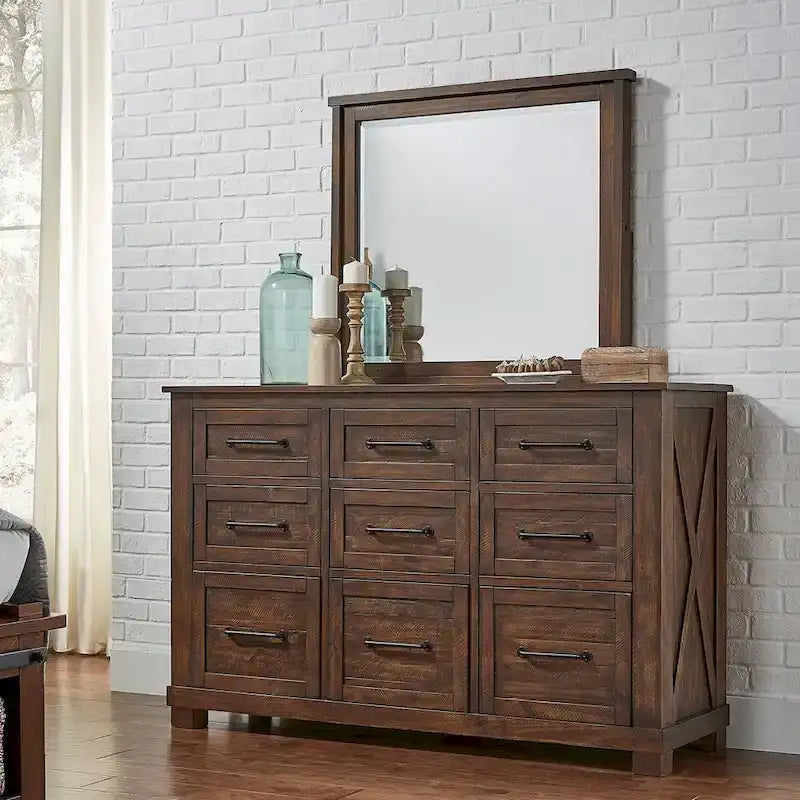 Simply Solid Shelba Solid Wood 6-piece Storage Bedroom Collection
