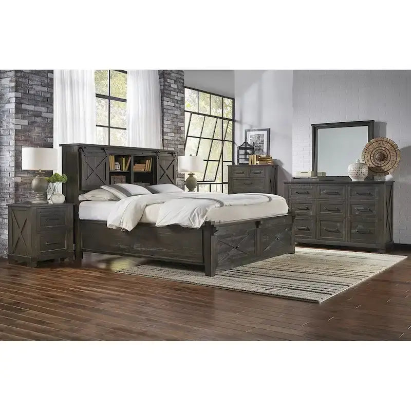 Simply Solid Sharla Solid Wood 5-piece Storage Bedroom Collection