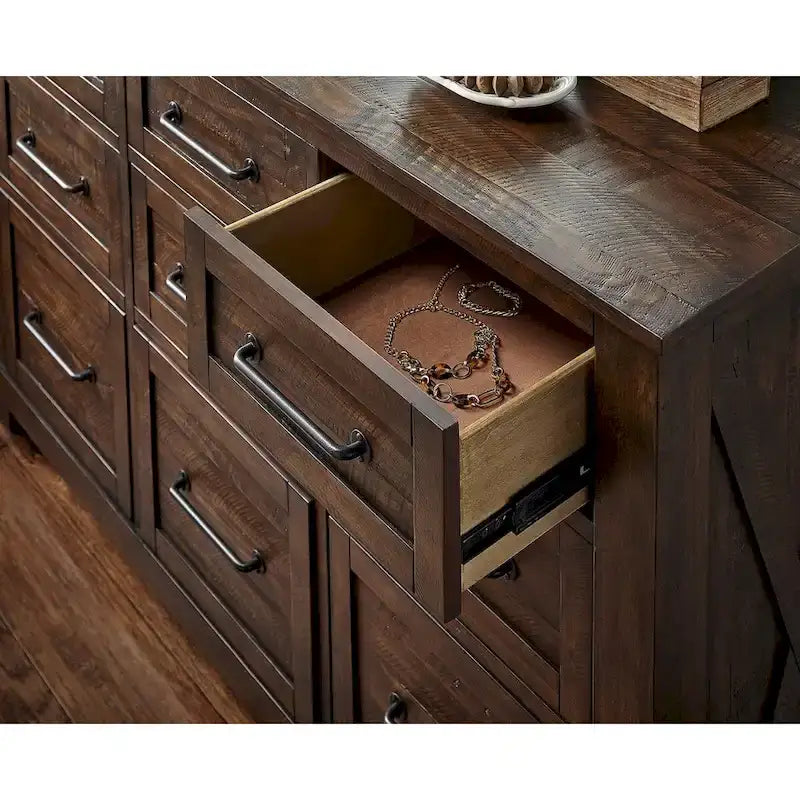 Simply Solid Shelba Solid Wood 5-piece Storage Bedroom Set