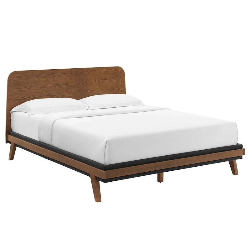 Dylan 4 Piece Bedroom Set with Bed, Nightstand, Dresser, Mirror