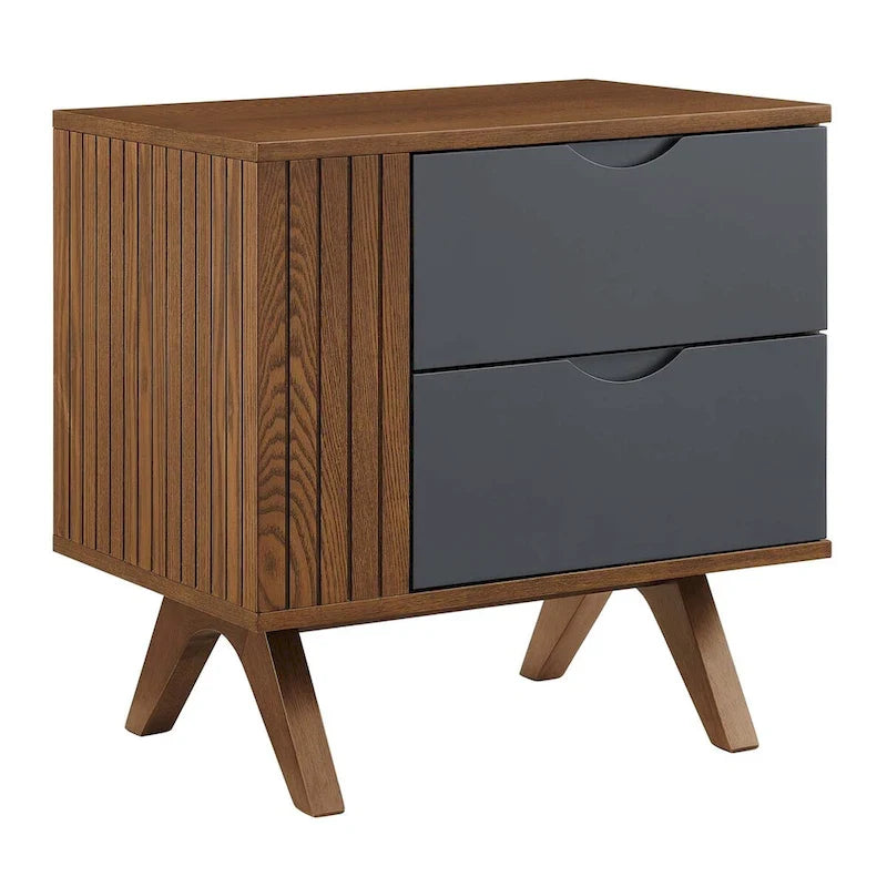 Dylan 4 Piece Bedroom Set with Bed, Nightstand, Dresser, Mirror