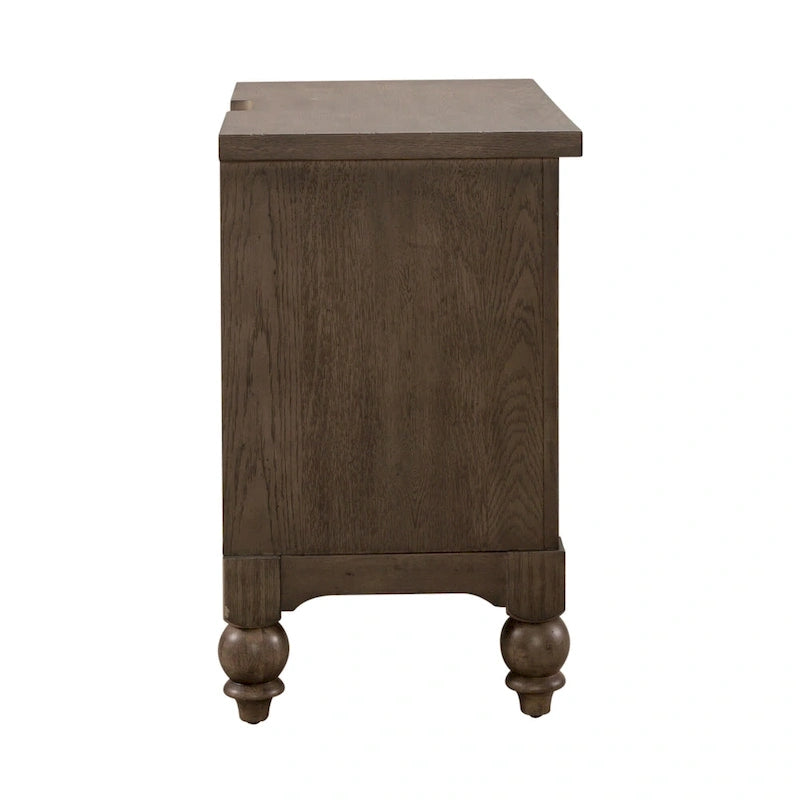 Americana Farmhouse Shelter Bed, Dresser, Mirror, and Nightstand Bedroom Set
