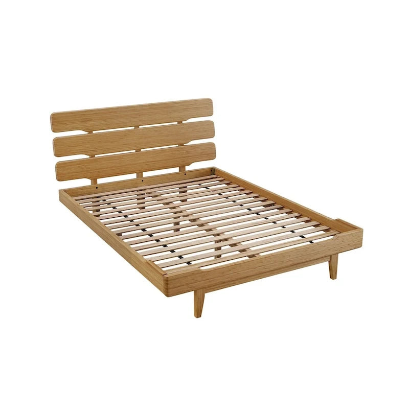 Dylan 4pc Queen Platform Bedroom Set with Dresser in Golden