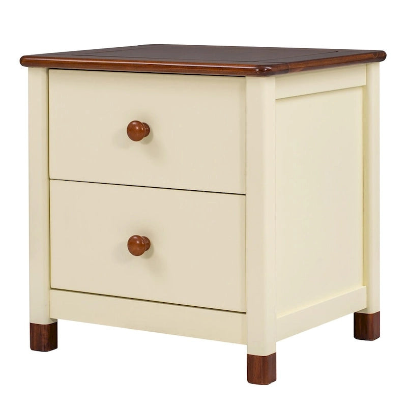 3-Pieces Bedroom Sets Full Size Platform Bed with Nightstand and Storage dresser,White+Gray