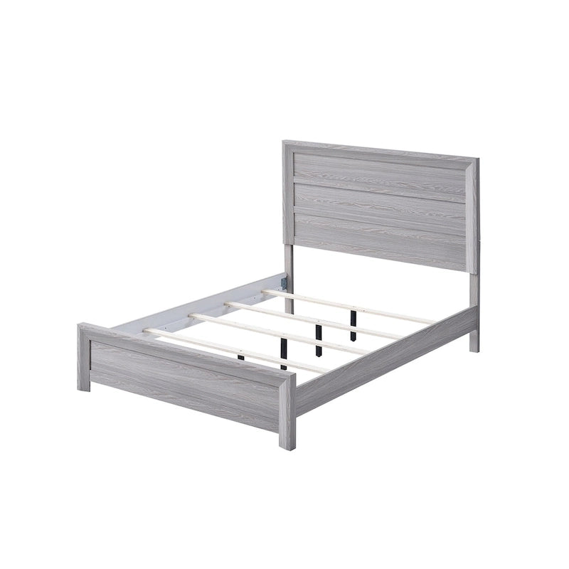 Essa 5 Piece Gray Panel Bedroom Set