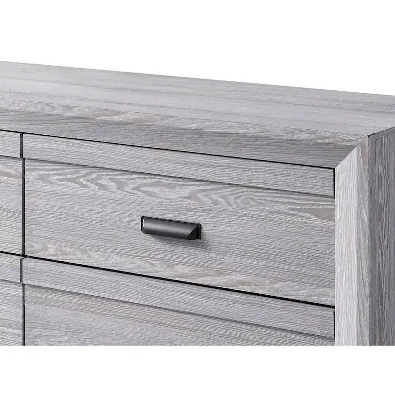 Essa 5 Piece Gray Panel Bedroom Set