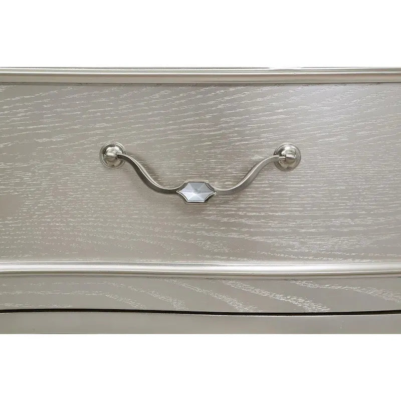 Rosarito Silver Oak and Ivory 5-piece Storage Bed