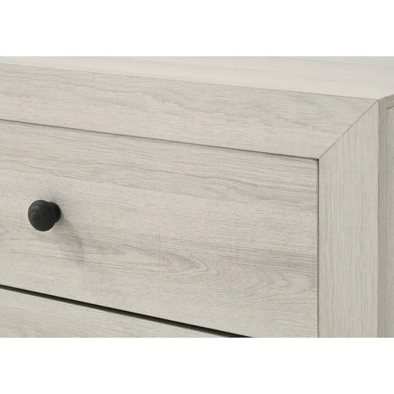 Annis 6 Piece White Platform Bedroom Set