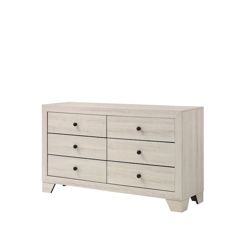 Annis 4 Piece White Platform Bedroom Set