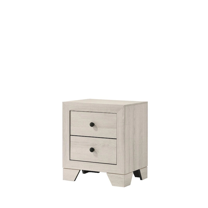 Annis 4 Piece White Platform Bedroom Set