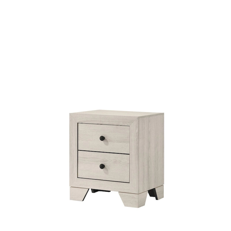 Annis 3 Piece White Platform Bedroom Set