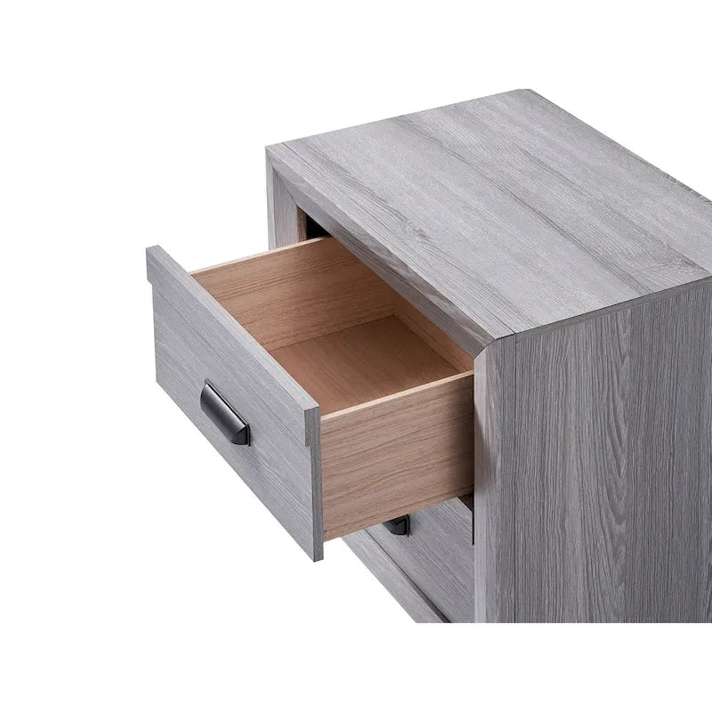 Essa 3 Piece Gray Panel Bedroom Set