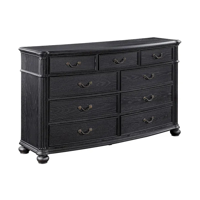 Taylor Black 5-piece Tufted Upholstered Bedroom Set