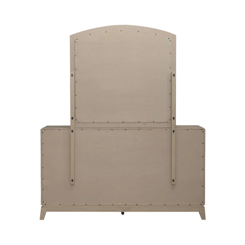 Avalon Burnished Beige Oak King Upholstered Storage Bed Bedroom Set