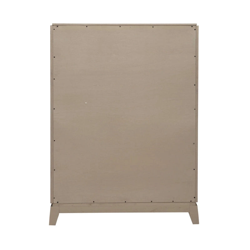 Avalon Burnished Beige Oak King Upholstered Storage Bed Bedroom Set