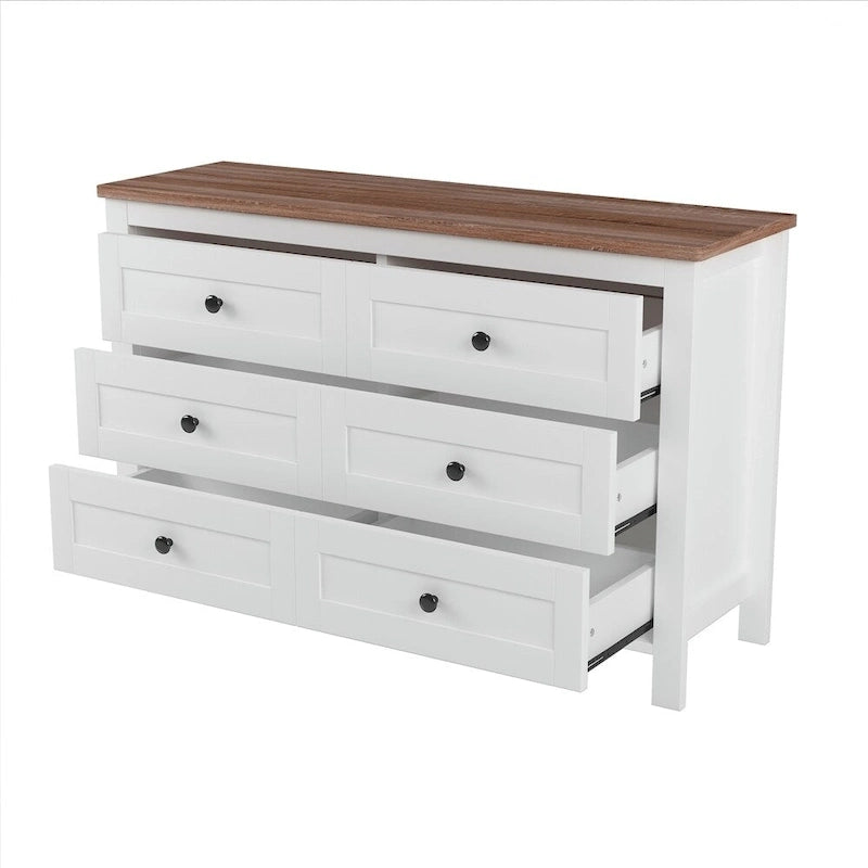 Bedroom Sets Full Size Platform Bed with Charging Station,Nightstand,Dresser(Set of 3)