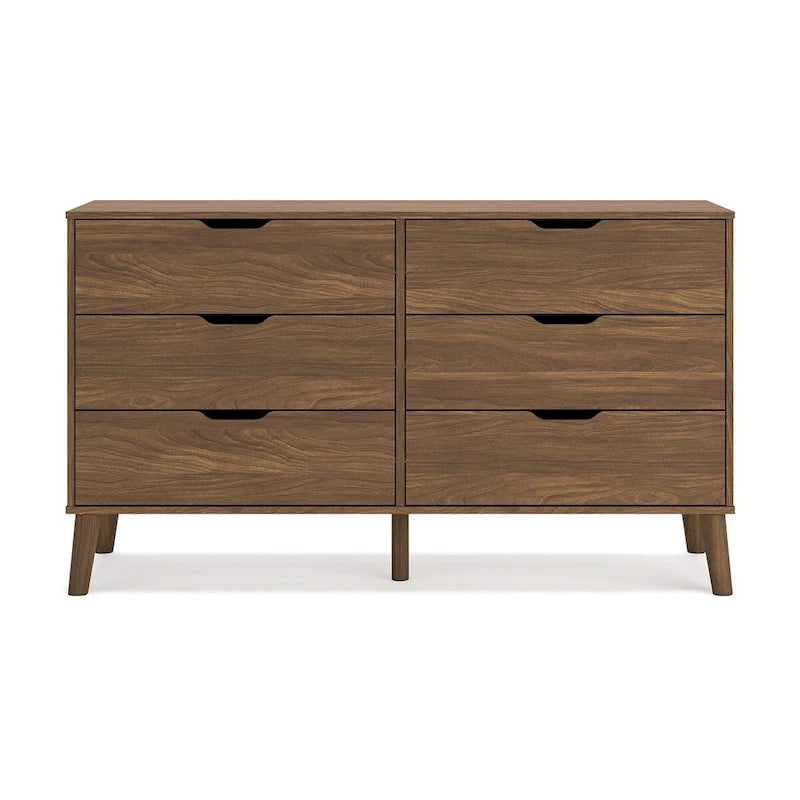 Signature Design by Ashley Fordmont Brown Panel Headboard with Dresser and Nightstand