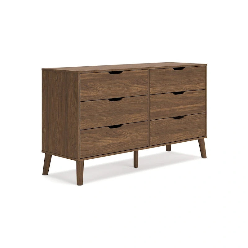 Signature Design by Ashley Fordmont Brown Panel Headboard with Dresser and Nightstand