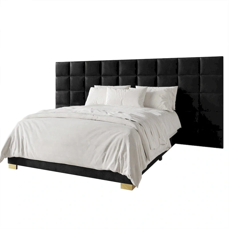 CraftPorch Mid-Century Modern Wall Panel Bedroom Set