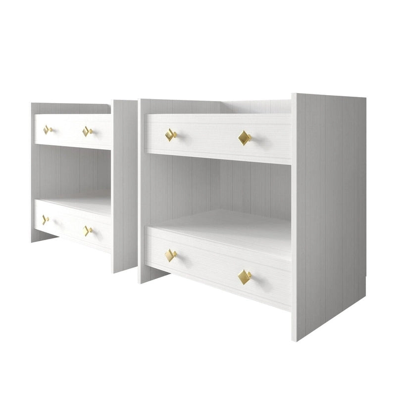 CraftPorch Mid-Century Modern Wall Panel Bedroom Set