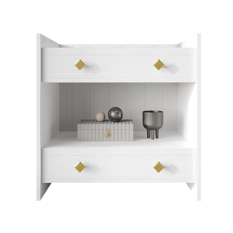 CraftPorch Mid-Century Modern Wall Panel Bedroom Set