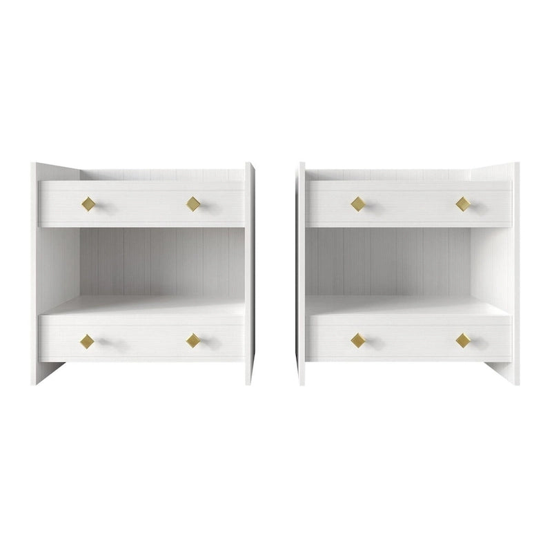 CraftPorch Mid-Century Modern Wall Panel Bedroom Set