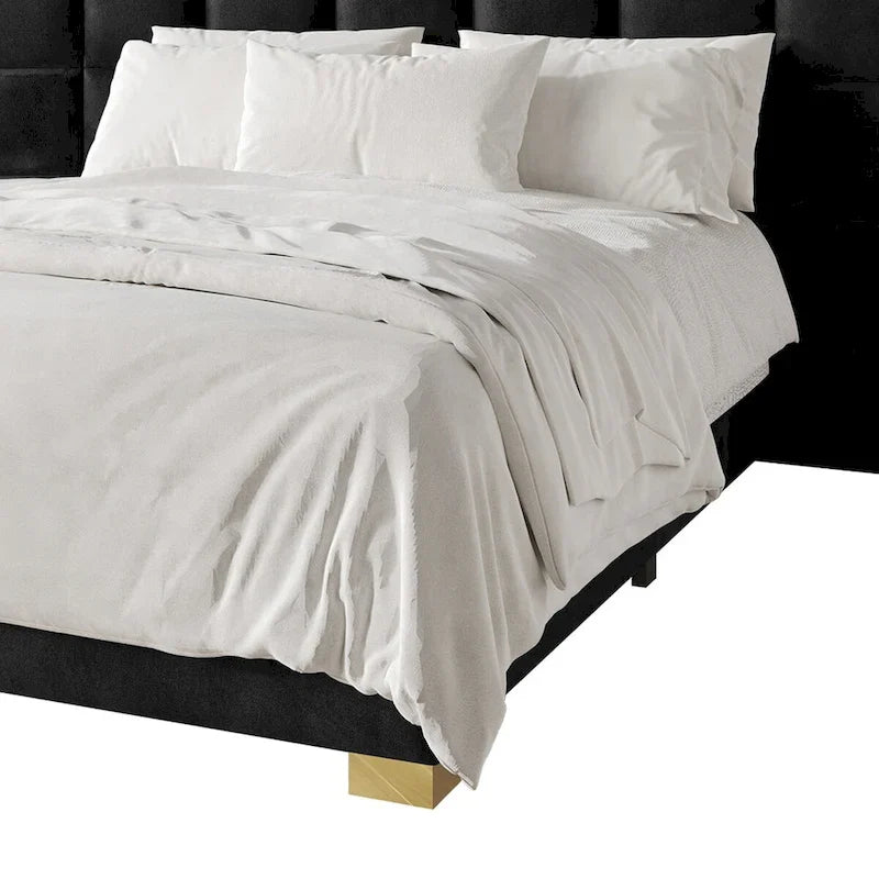CraftPorch Mid-Century Modern Wall Panel Bedroom Set