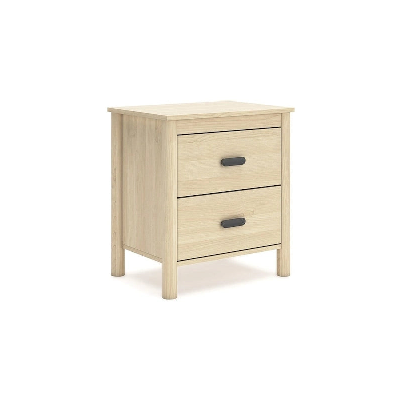 Signature Design by Ashley Cabinella Tan Panel Headboard with Dresser and Nightstand