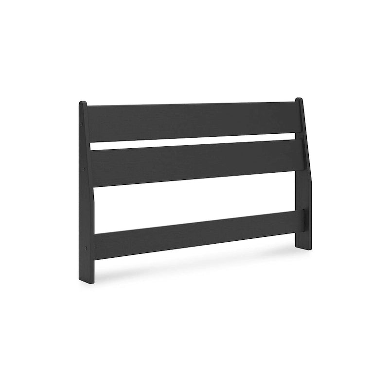 Signature Design by Ashley Socalle Black Panel Headboard with Dresser and Nightstand