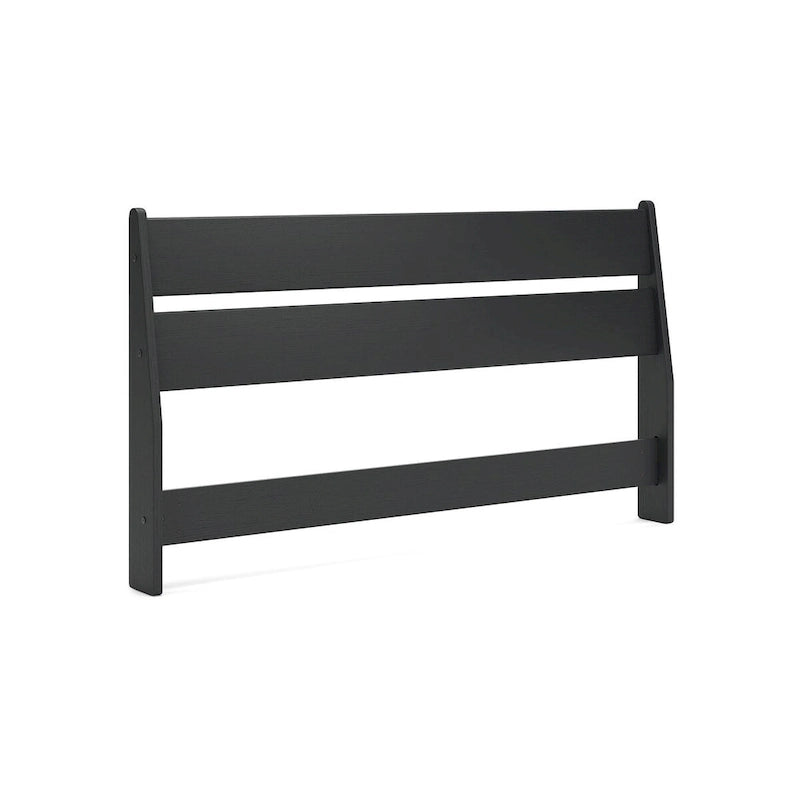 Signature Design by Ashley Socalle Black Panel Headboard with Dresser and Nightstand