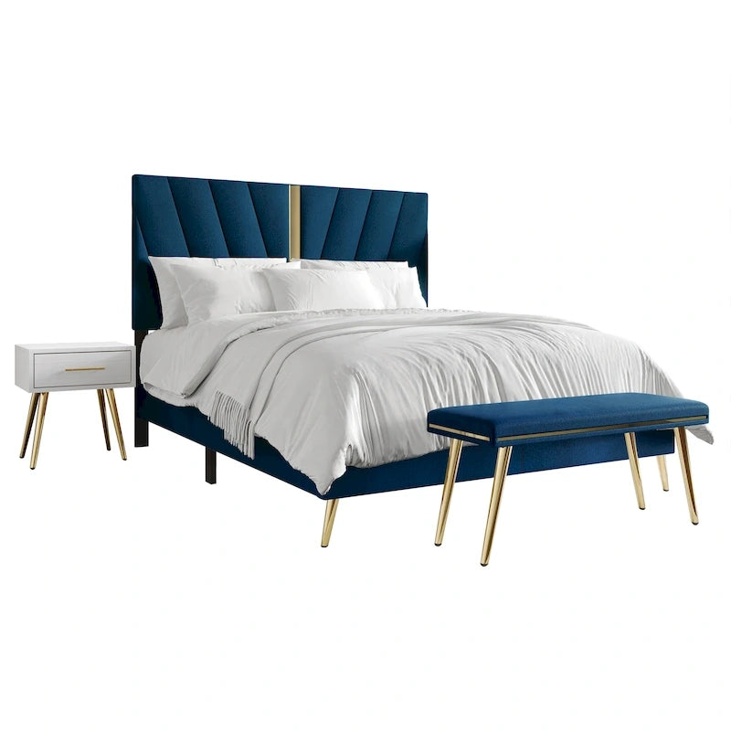 CraftPorch 4 Piece Contemporary Bedroom Set