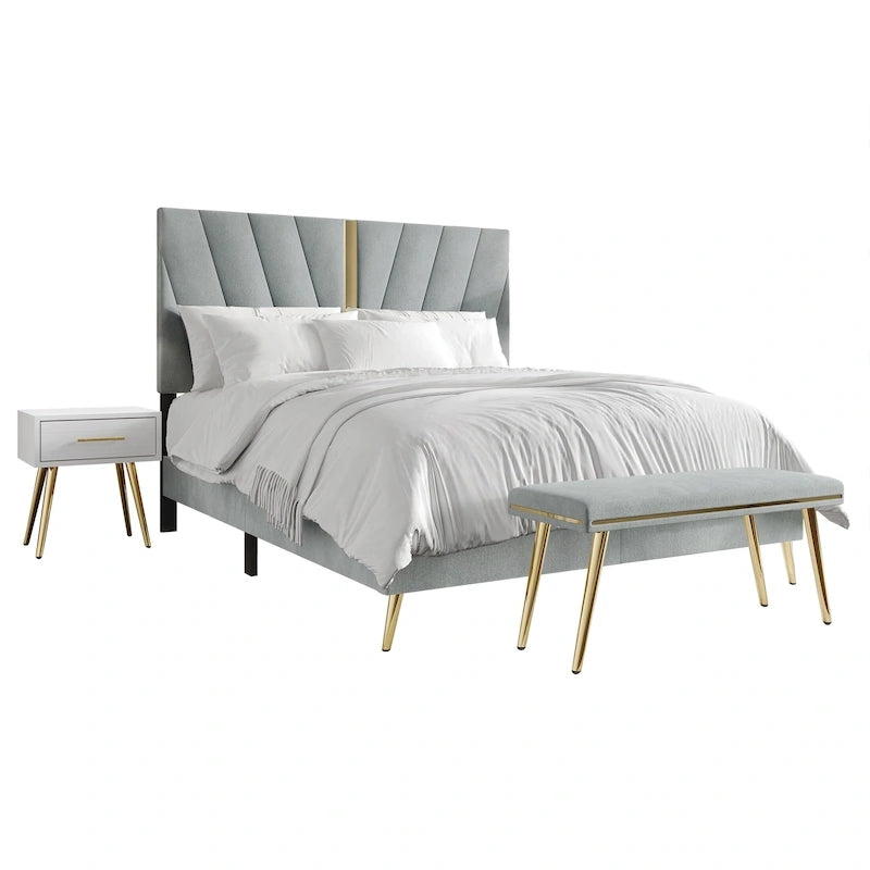 CraftPorch 4 Piece Contemporary Bedroom Set