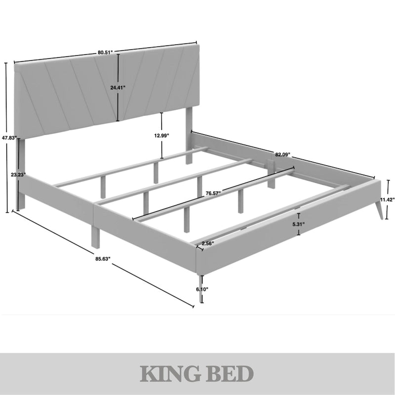 CraftPorch 4 Piece Contemporary Bedroom Set