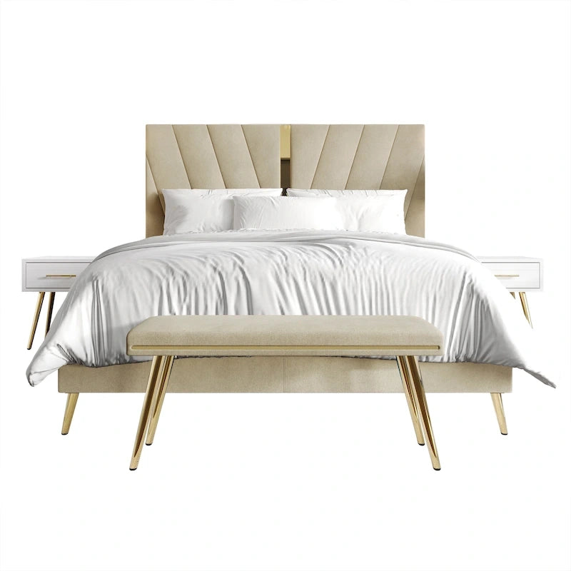 CraftPorch 4 Piece Contemporary Bedroom Set