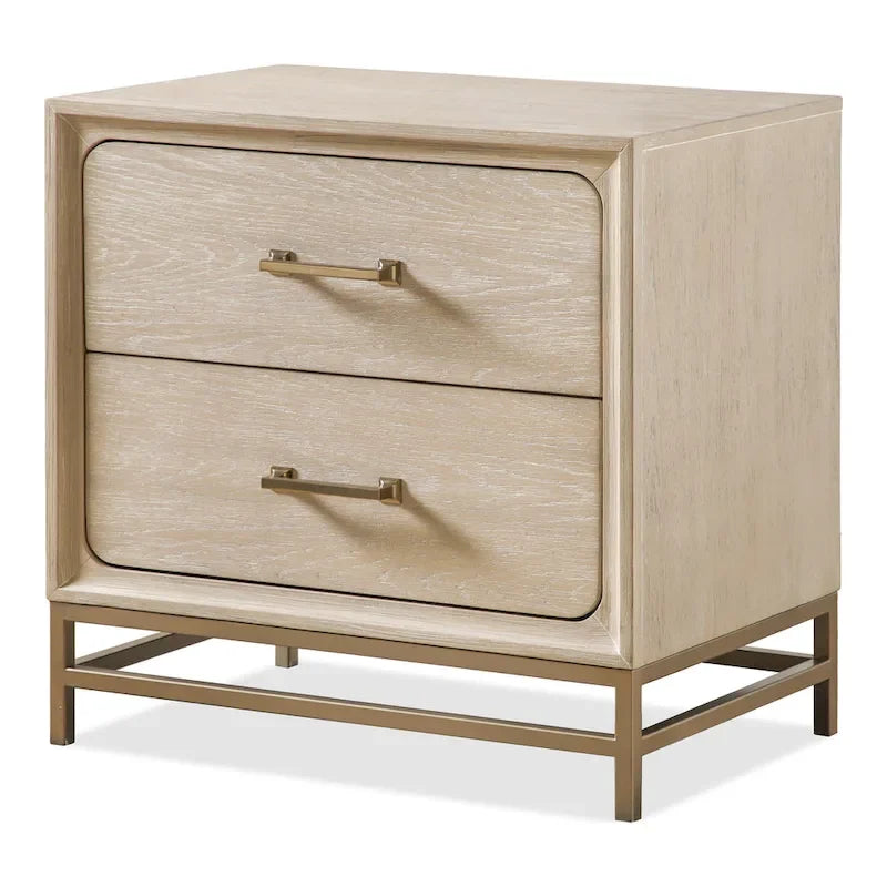 Furniture of America Drayden Transitional Oak Solid Wood 3-Piece Dresser and 2 Nightstand Bedroom Set