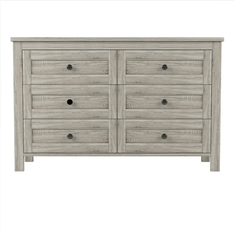 3-Pieces Bedroom Sets Queen Size Platform Bed with Storage Nightstand and Dresser