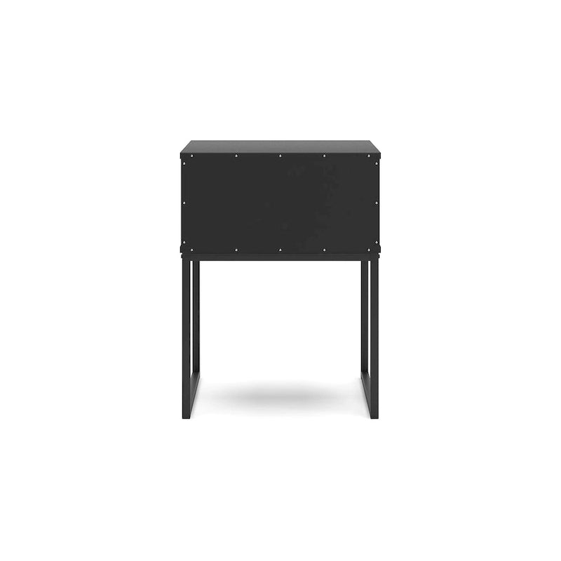 Signature Design by Ashley Socalle Black Panel Headboard with 2 Nightstands