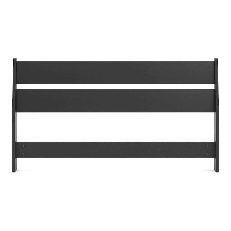 Signature Design by Ashley Socalle Black Panel Headboard with 2 Nightstands