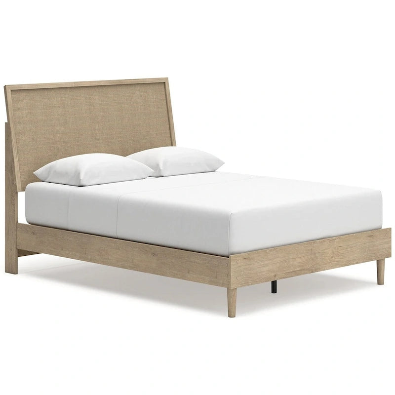 Signature Design by Ashley Cielden Brown Panel Headboard with 2 Nightstands