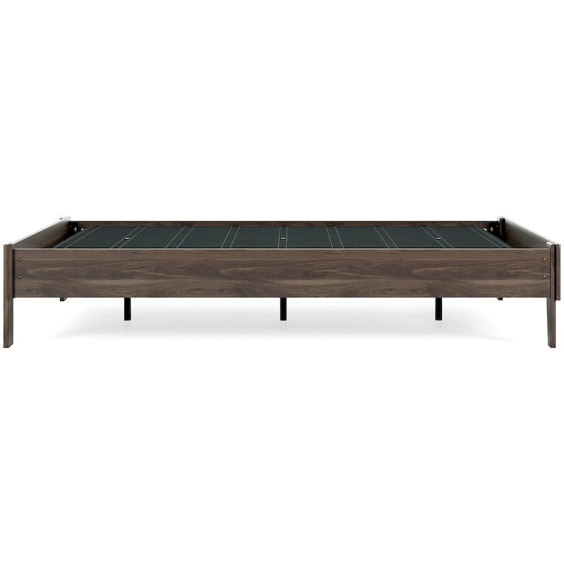 Signature Design by Ashley Calverson Mocha Platform Bed with 2 Nightstands