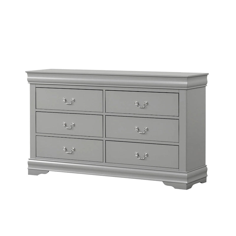 Furniture of America Devi Traditional 3-Piece Solid Wood Nightstand and Dresser Set
